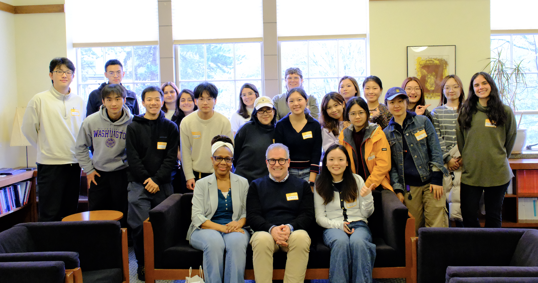 A group of students and instructors posing for a photo.